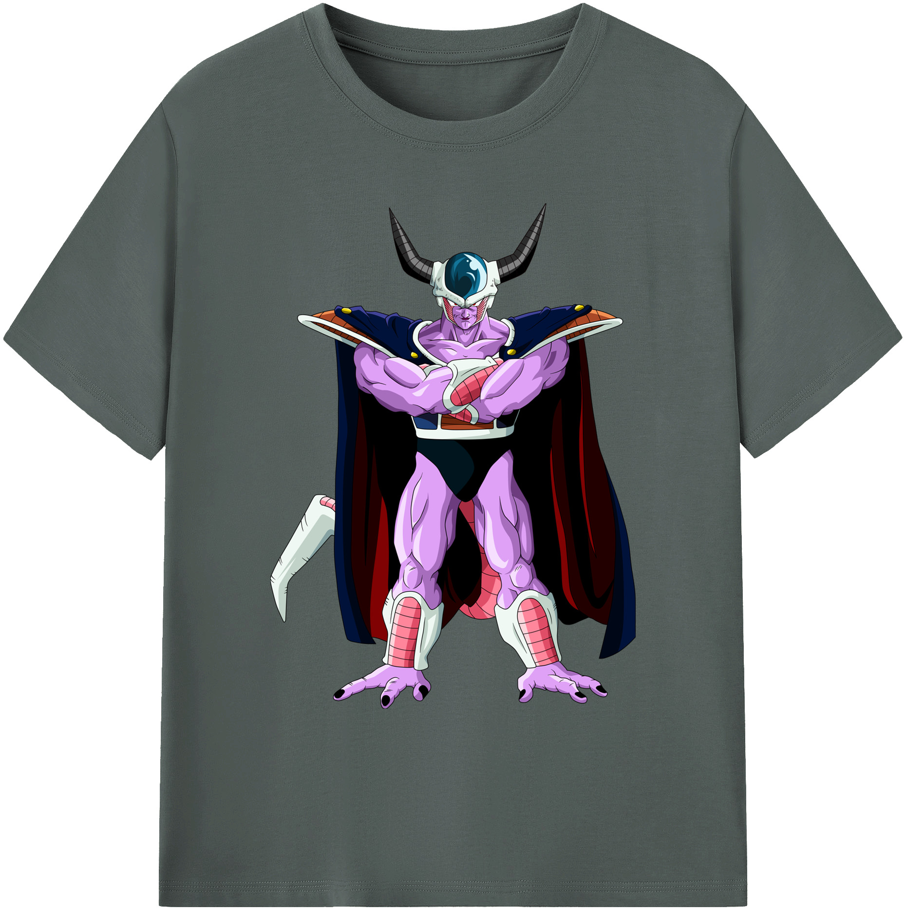 （画像用） ドラゴンボール コルド大王 DRAGON BALL King Cold 綿100％ メンズ半袖Tシャツ｜肌触りやわらか＆通気性